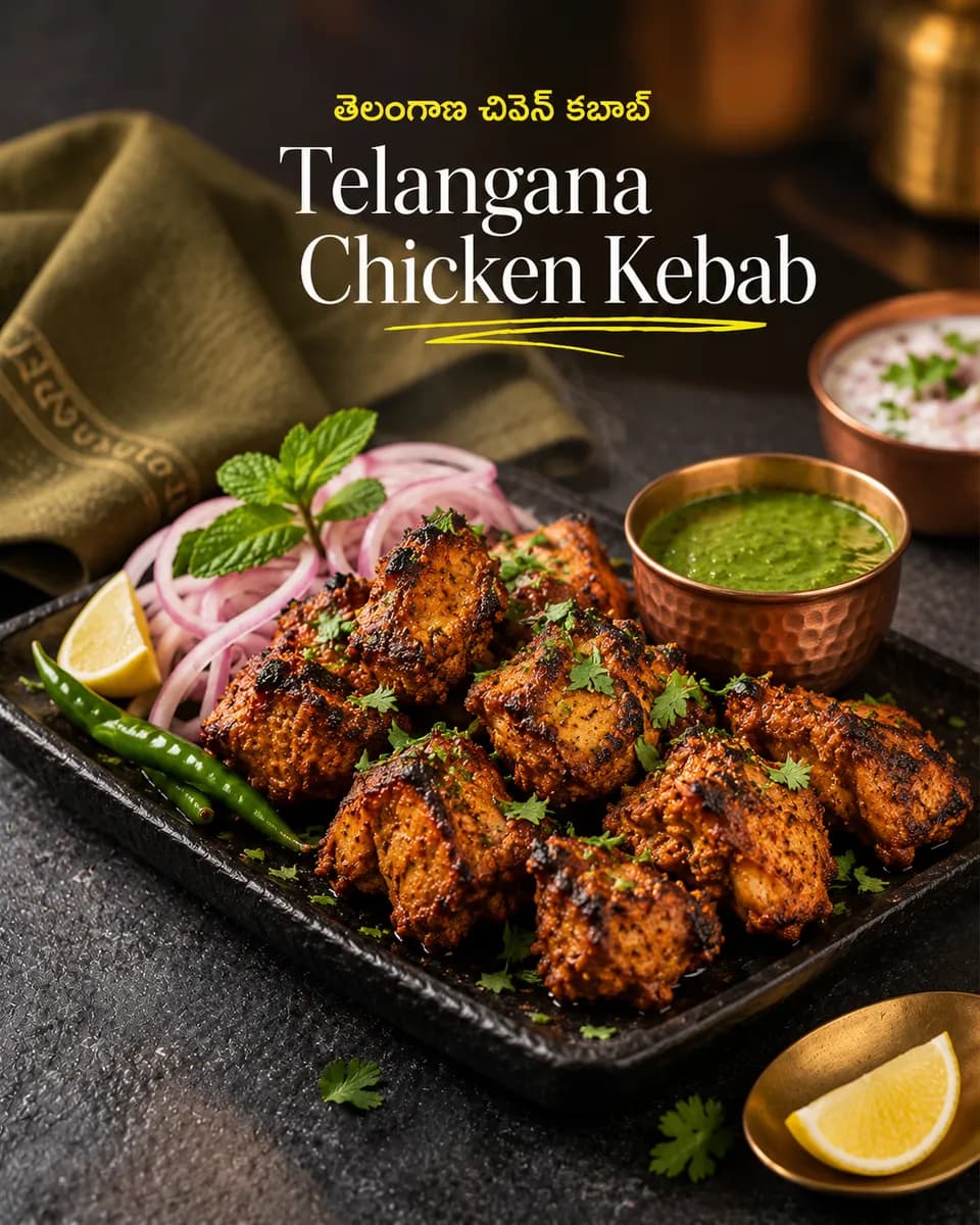 Telangana chicken kebab